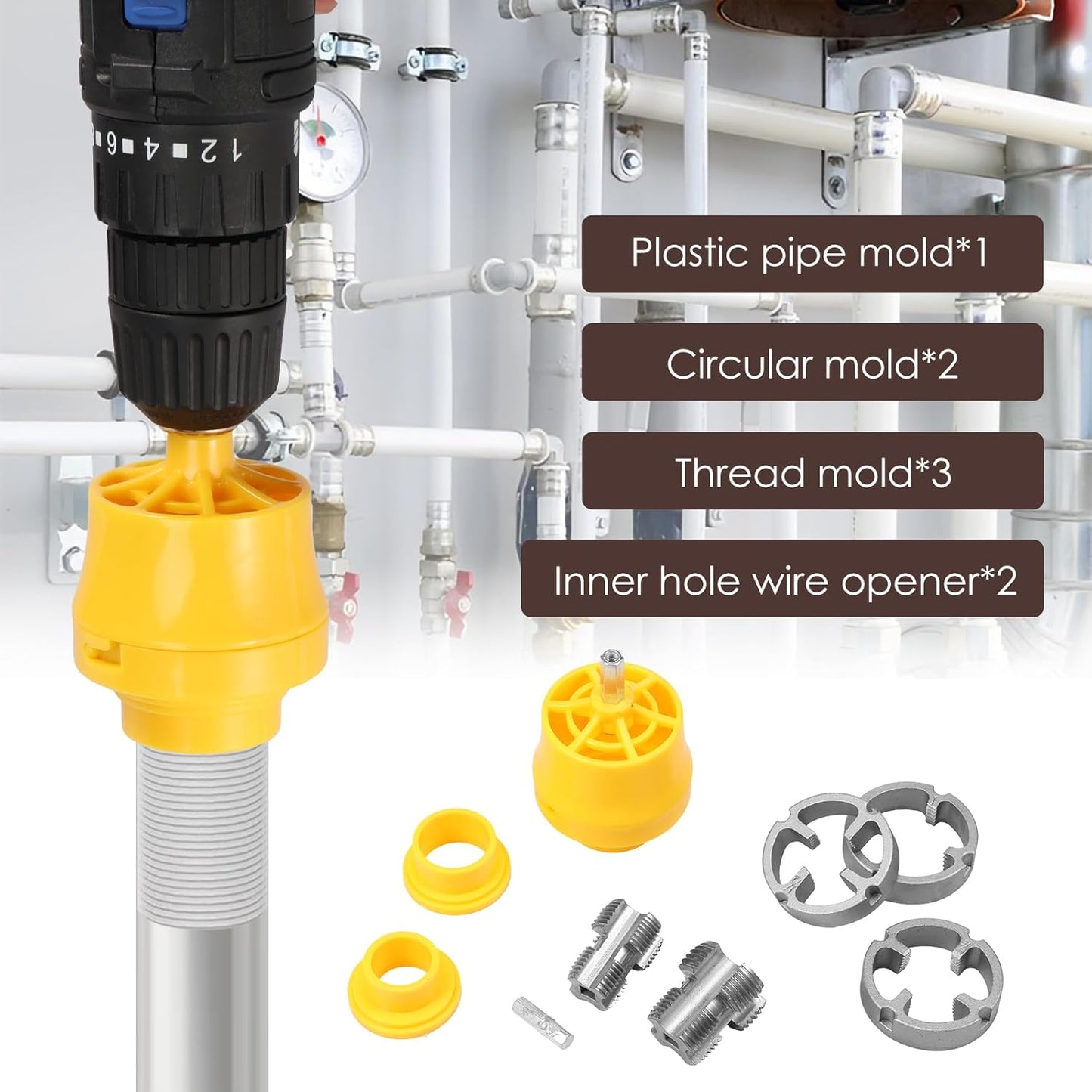 Rotex™ | PVC-Gewindeschneider – Präzise Gewinde für saubere und sichere Rohrverbindungen