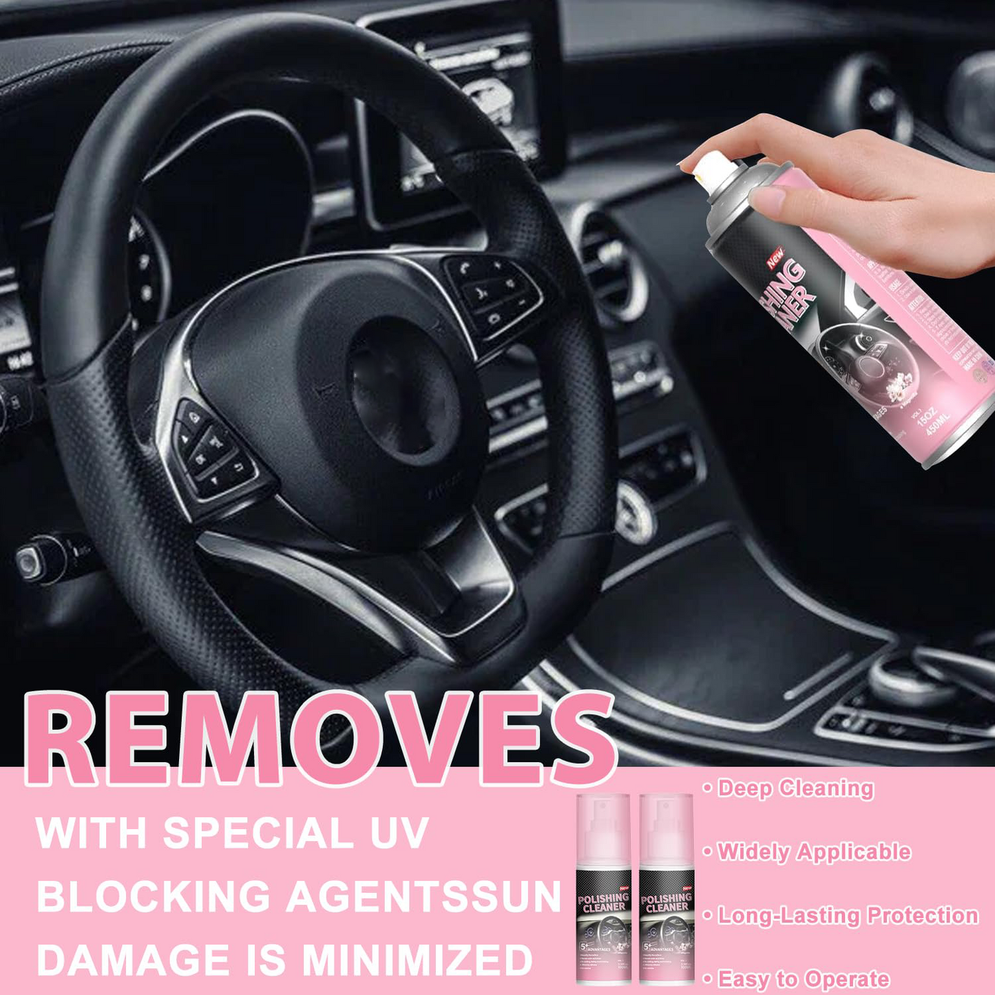 CarShineX™ | Polishing & Interior Cleaner | Macht dein Auto wieder wie neu