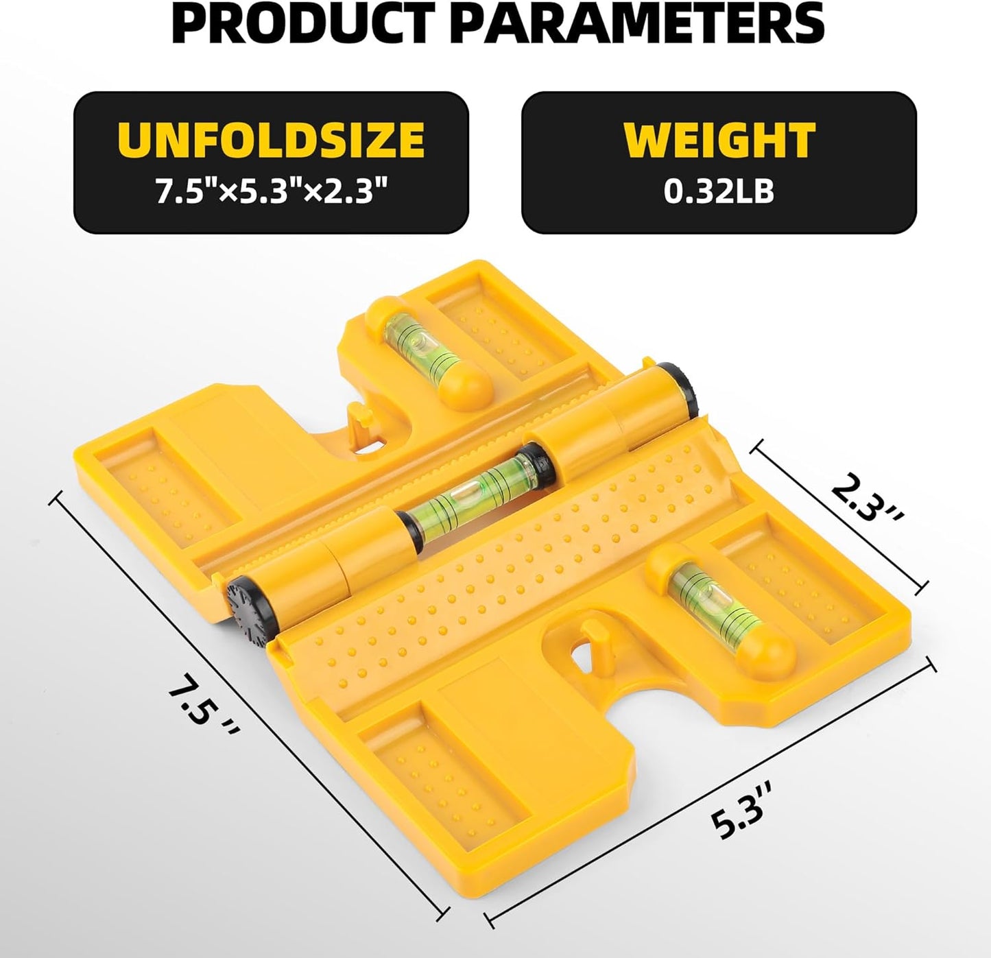 50% RABATT | LevelPro™ | 270° verstellbare Pfosten-Wasserwaage mit Magnet- & Elastikbefestigung