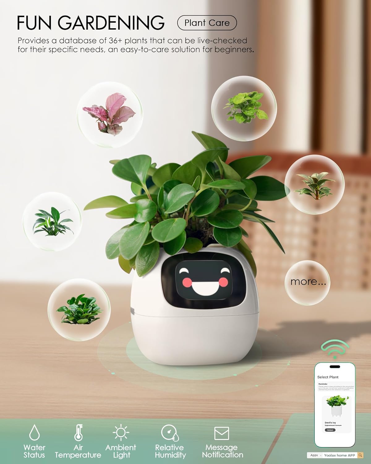 PlantBuddy™ |Smarter Pflanztopf