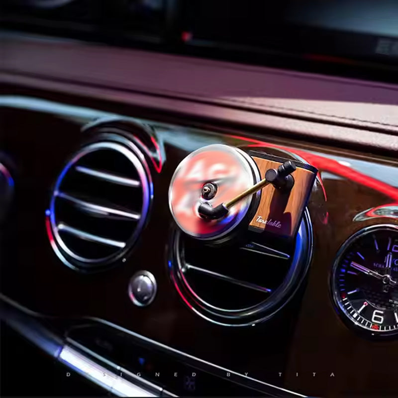 Vinyls™ Turntable | Auto-Lufterfrischer im Retro-Design – 10 Duftoptionen