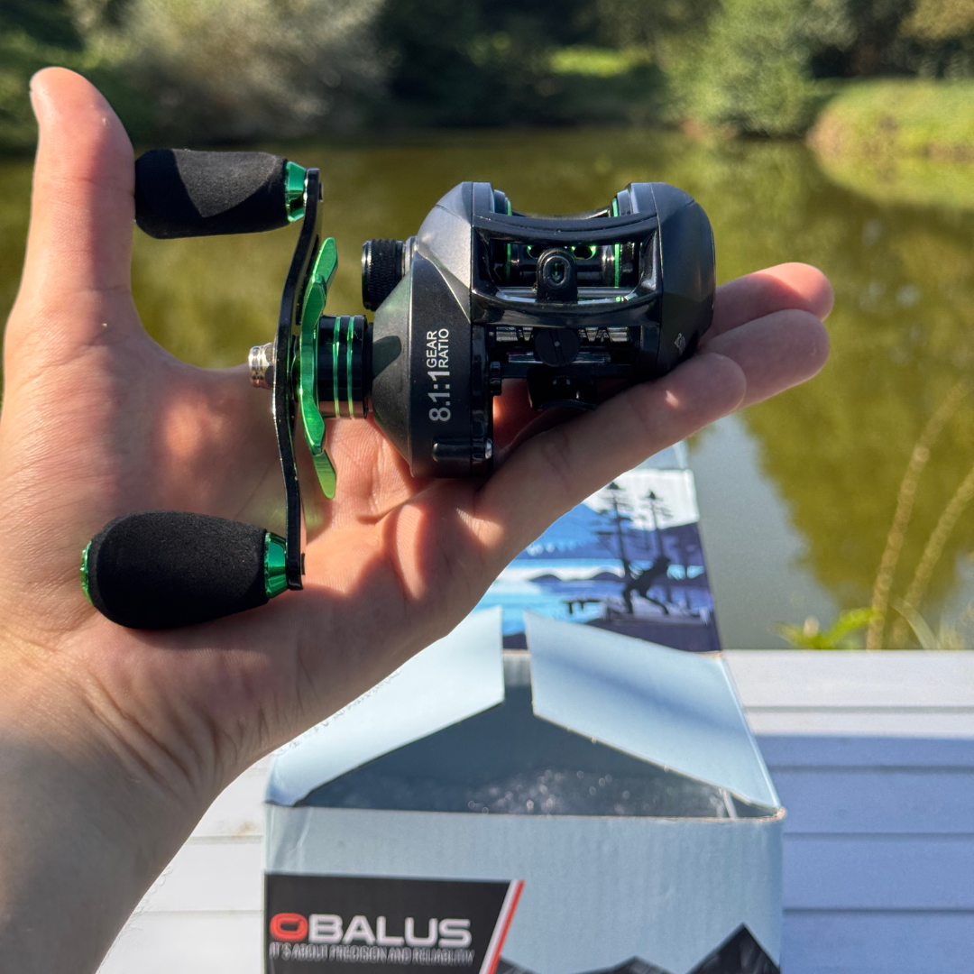 Obalus Baitcast-Rolle