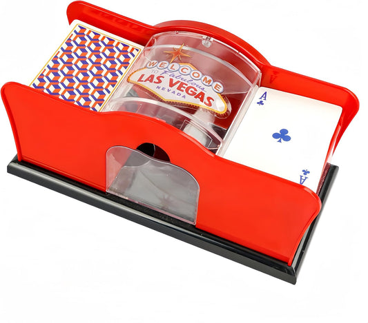 ShuffleMaster™ | Manuelle Kartenmischmaschine für 2 Decks