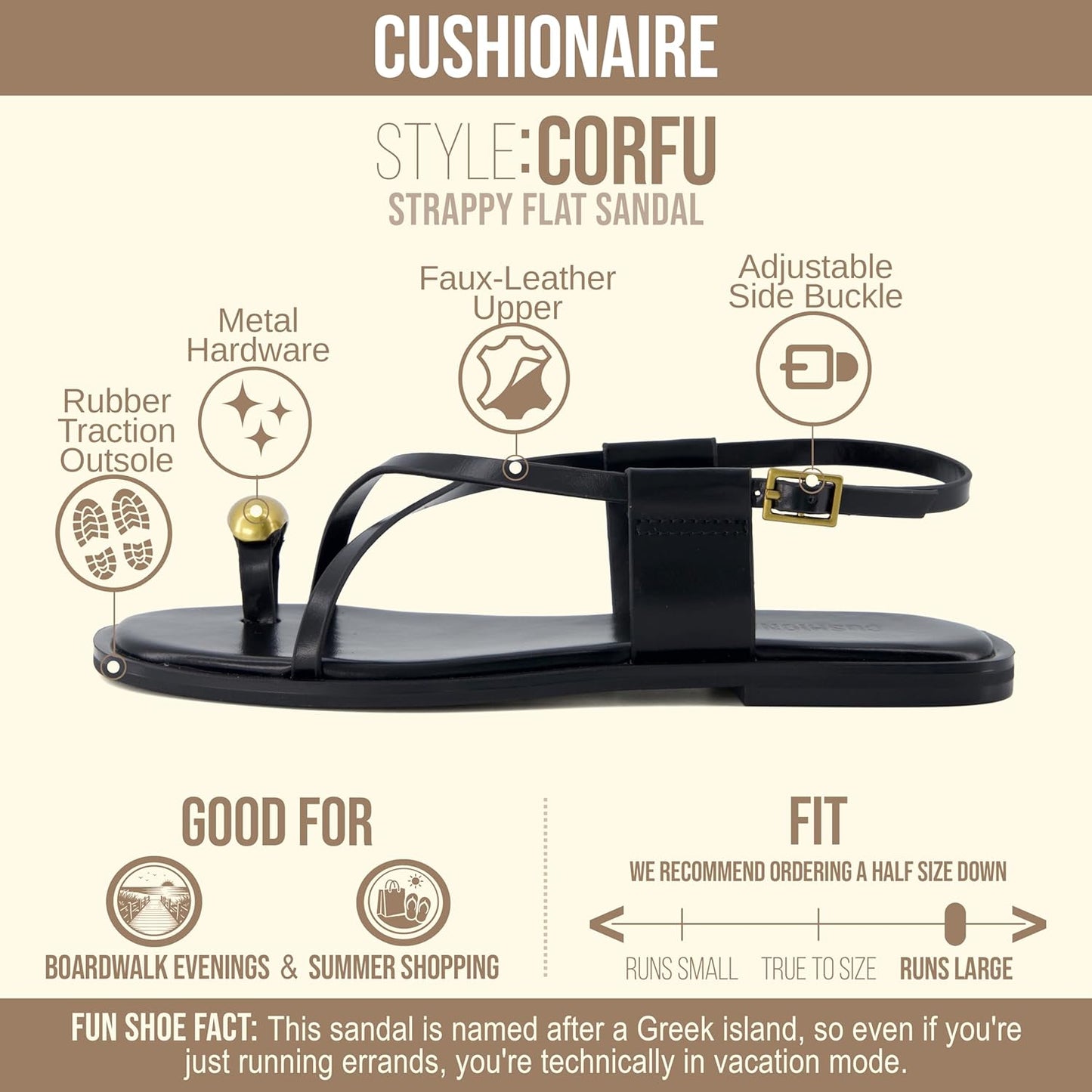 Corlina™ | Elegante Sommer Sandalen mit Zehenring