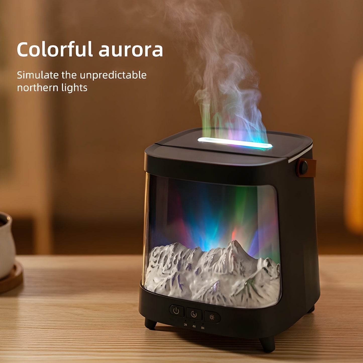 AuroMist | 4-in-1 Aurora Diffuser für Ruhe & Klarheit
