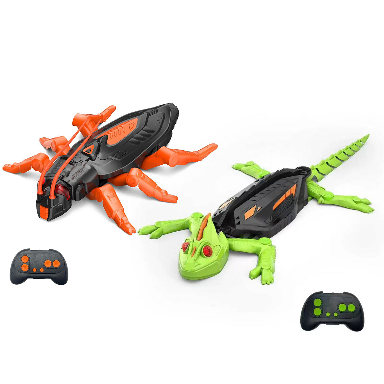 LOVILDS™ Wall Crawler Gecko | LED RC-Spielzeug mit 360°-Stunts