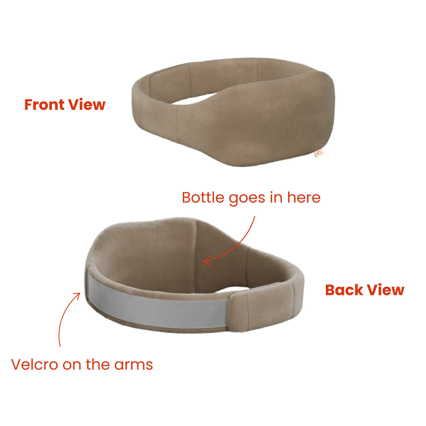 HotHugger™ | Tragbare Wärmflasche für Sofortwärme & tiefen Komfort