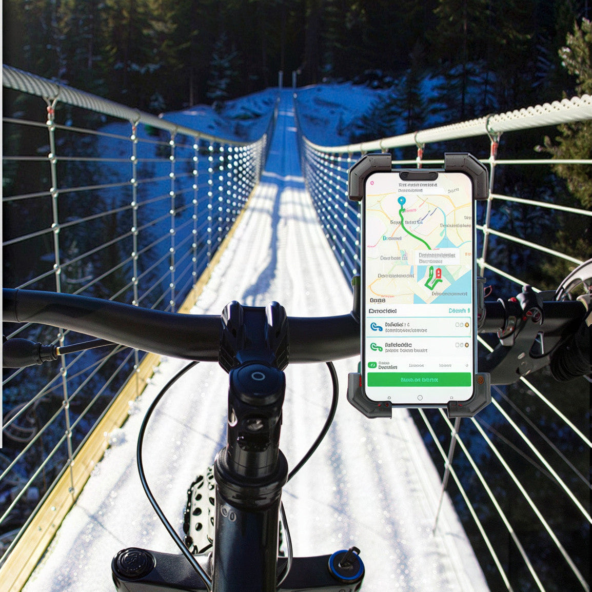 RideLock™ - Stabile Handyhalterung für Fahrrad, Motorrad & E-Scooter