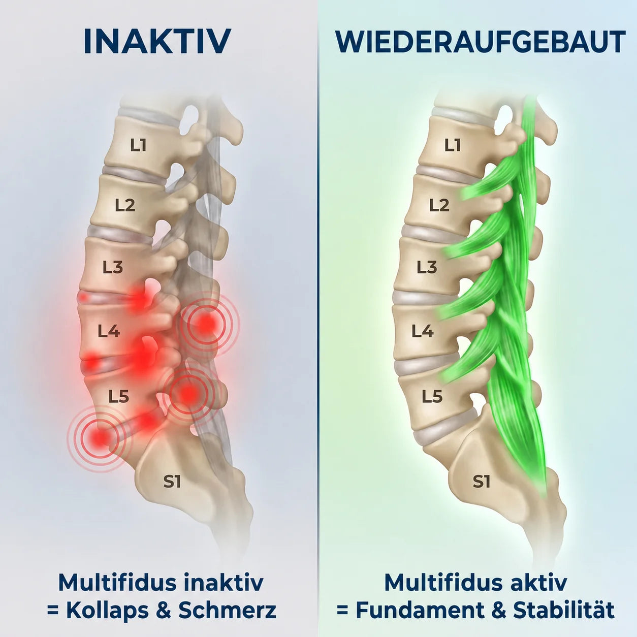 Musclevia™ – EMS-Muskelstimulator für gezielte Rückenaktivierung