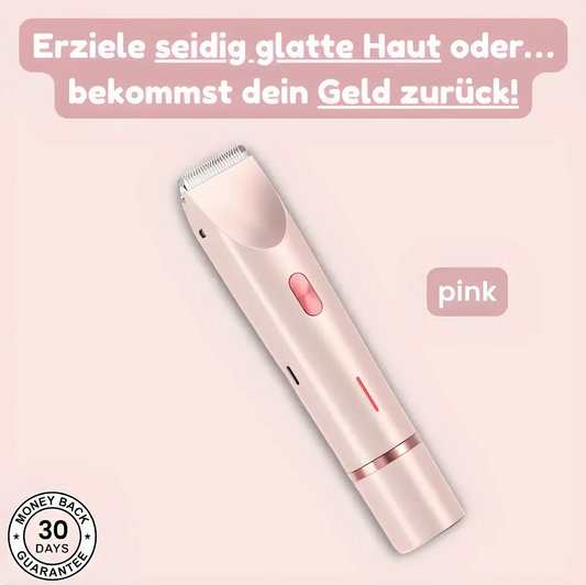 SeidenGlanz™ | 2 in 1 Damenrasierer für glatte und gepflegte Haut