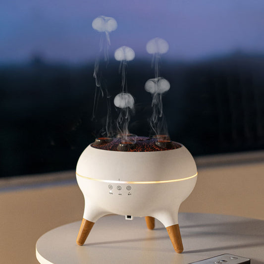 Flame Mist Jellyfish Aroma Diffuser | Beruhigende Atmosphäre mit Licht & Duft