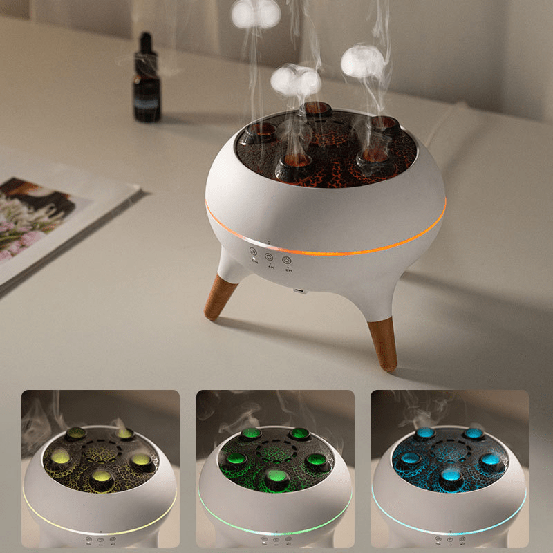 Flame Mist Jellyfish Aroma Diffuser | Beruhigende Atmosphäre mit Licht & Duft