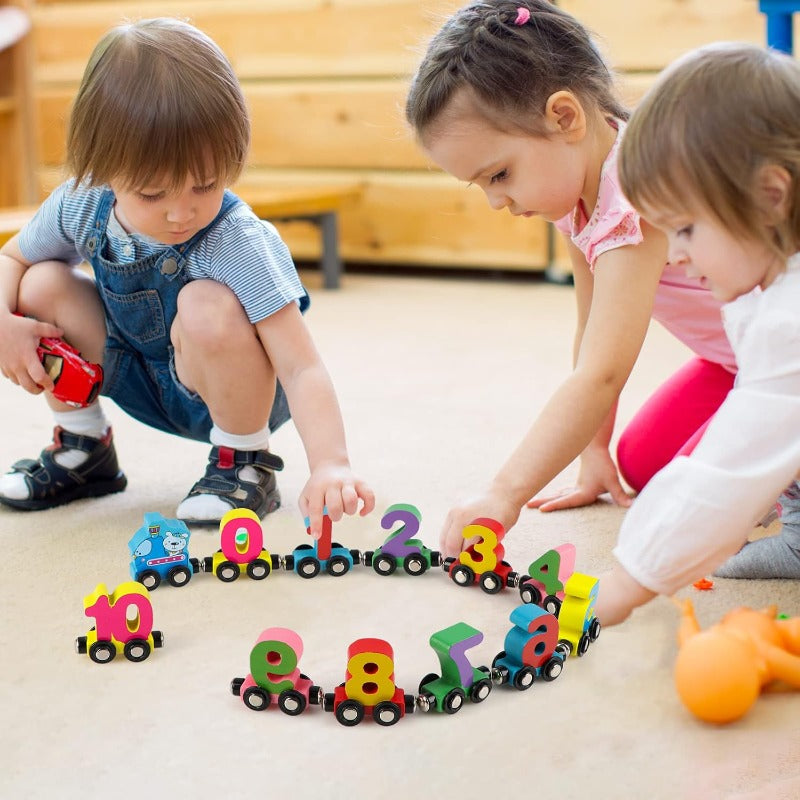Easy-Build™ | Magnetische Zahlenbahn – Frühkindliche Mathematik spielerisch fördern