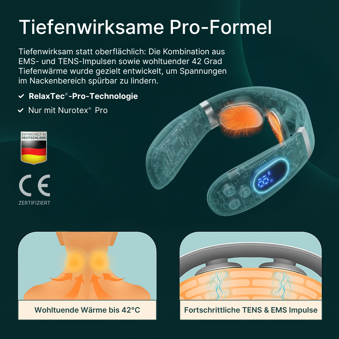 Nurotex® Pro - Elektrisches Nackenmassage-Gerät