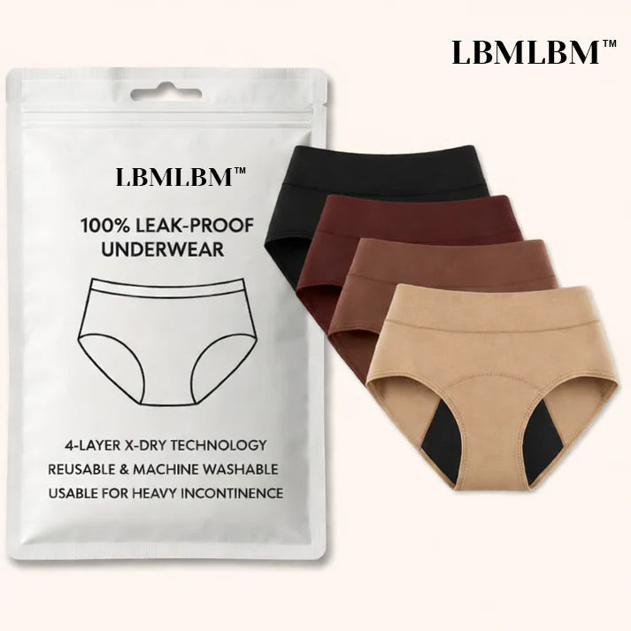 🌸💖Letzter Tag: 50 % Rabatt! | LBMLBM™ 100 % auslaufsichere Unterwäsche, 4er-Pack