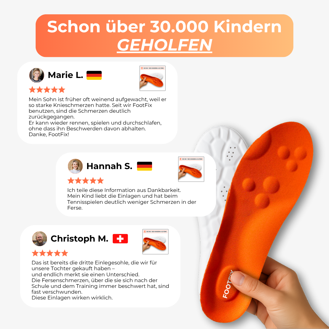Stepora™ – Massage-Einlegesohlen für mehr Fußkomfort bei Kindern