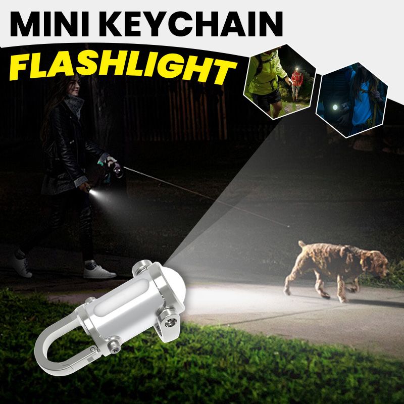 1200 Lumen superhelle Mini-Schlüsselanhänger-Taschenlampe, wasserdicht