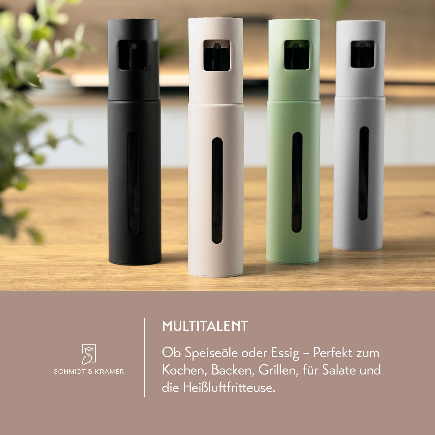 SprayLuxe™ – Eleganter Ölsprüher für gleichmäßiges Dosieren