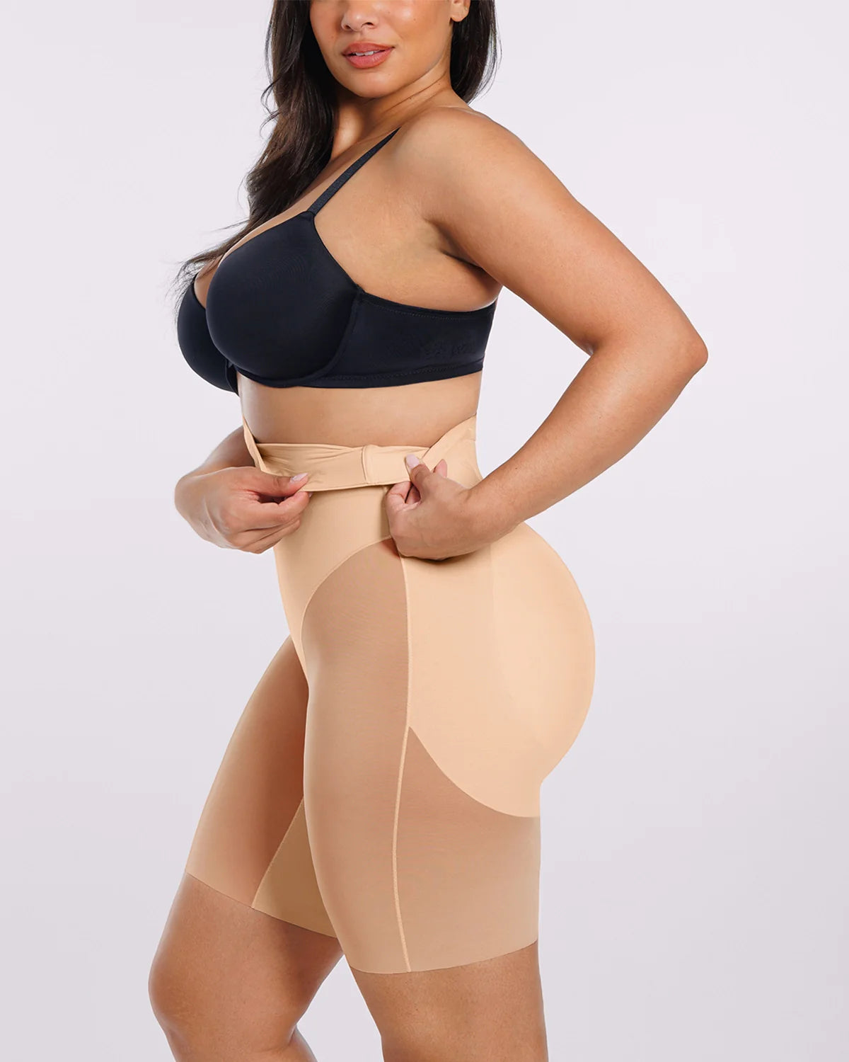 BOOT-YEAH™ MeshSmooth™ High-Waisted Mid Thigh Short