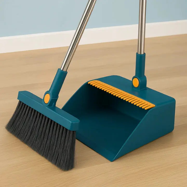 Besen-Schaufel-Set mit Reinigungskamm