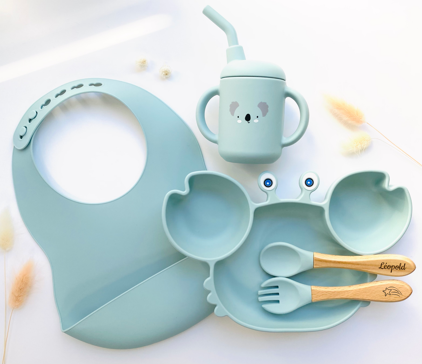 Gabin Essens-Set für Kinder | Krabben-Design