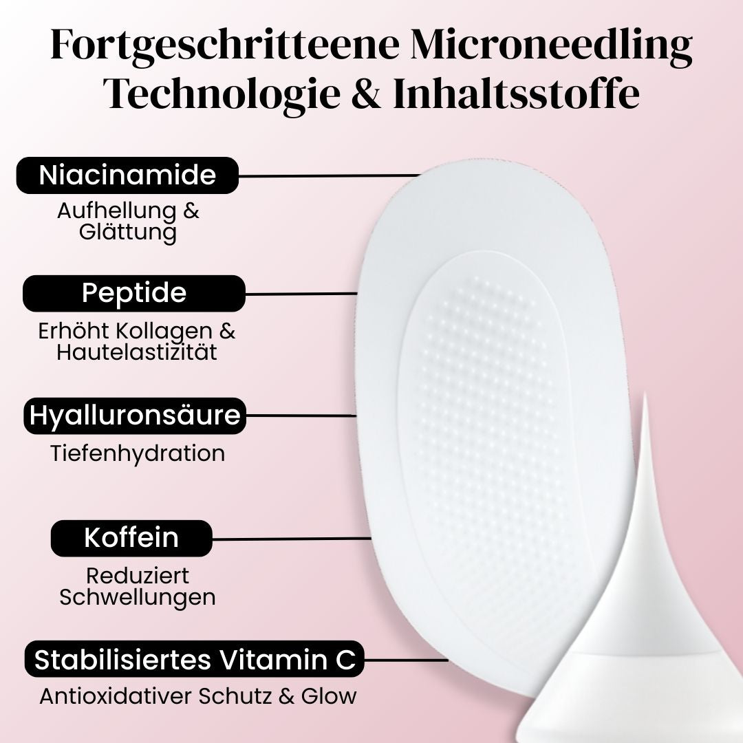 2 + 2 GRATIS | Bloom™ | Microneedling Augenpads für glatte Augenpartien