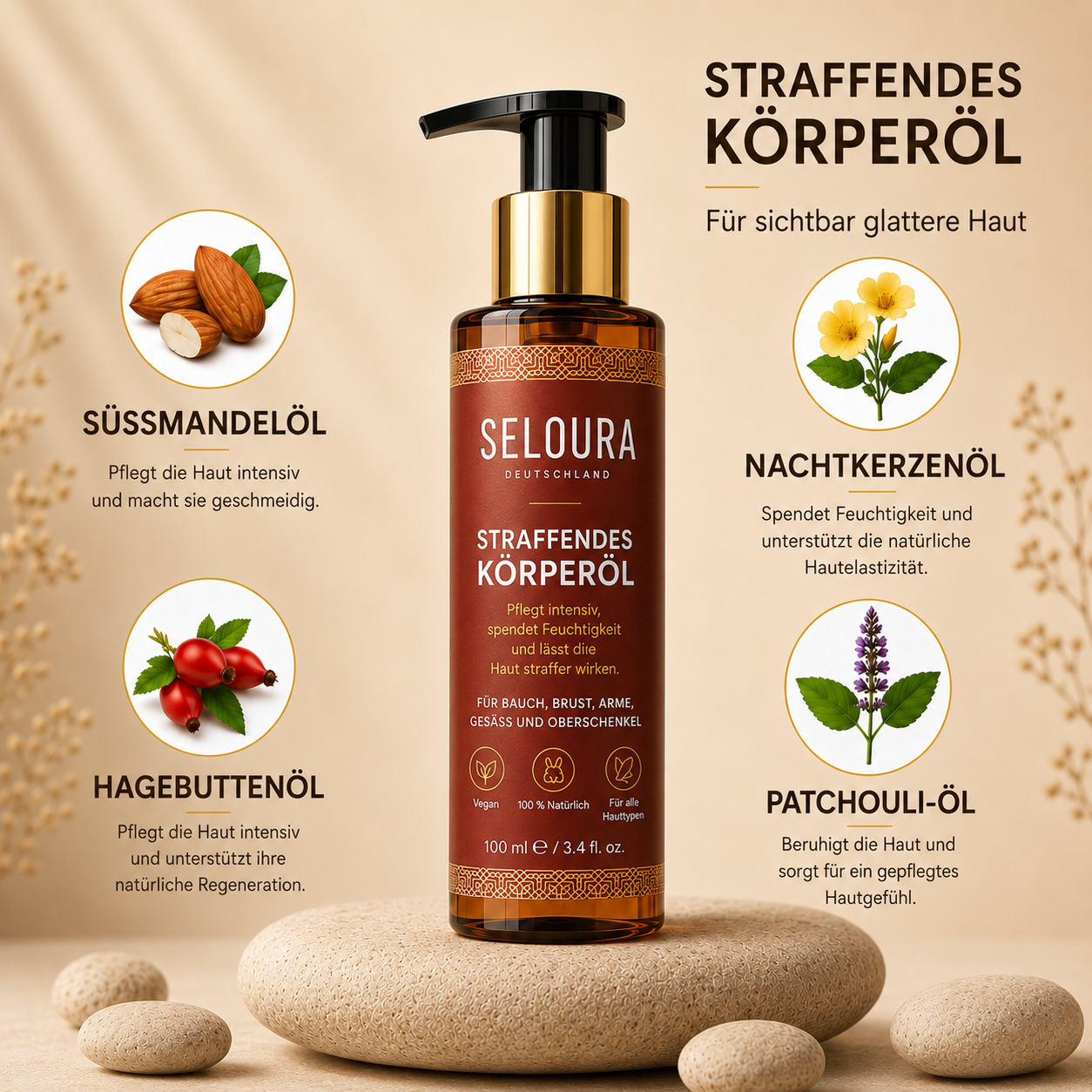 BodyLuxe™ Pflegecreme für straffere, geschmeidigere Haut