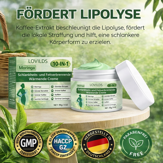 Lovilds® | 10-IN-1 Moringa Schlankheits & Fettverbrennende Wärmecreme
