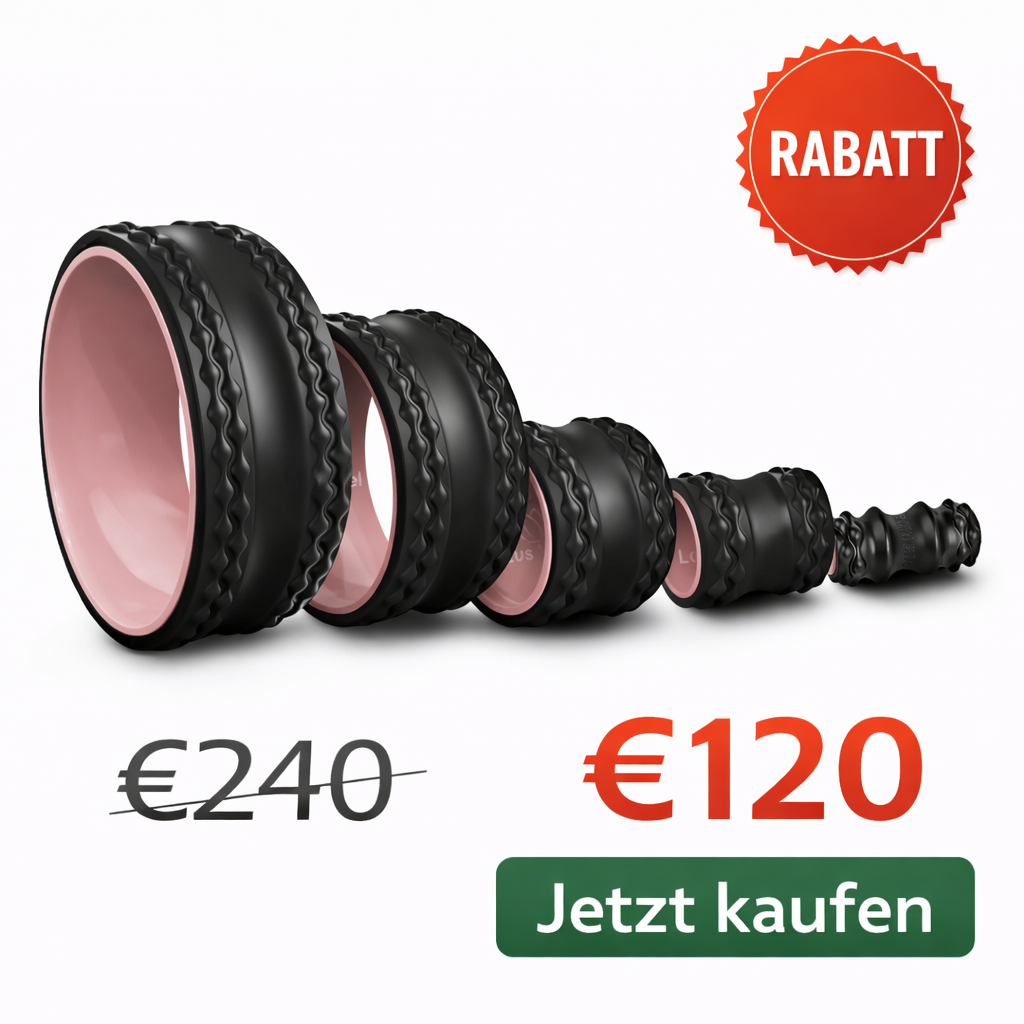 LotuFlex™ | Premium Rücken- & Massage Wheels Set für tägliche Entspannung