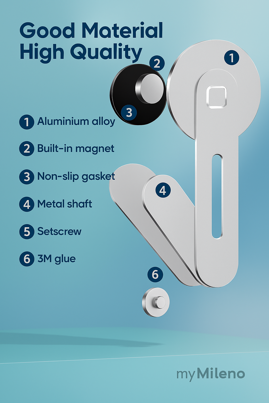 1 + 1 GRATIS | MagMate™ | Starker magnetischer Handyhalter für festen Halt überall