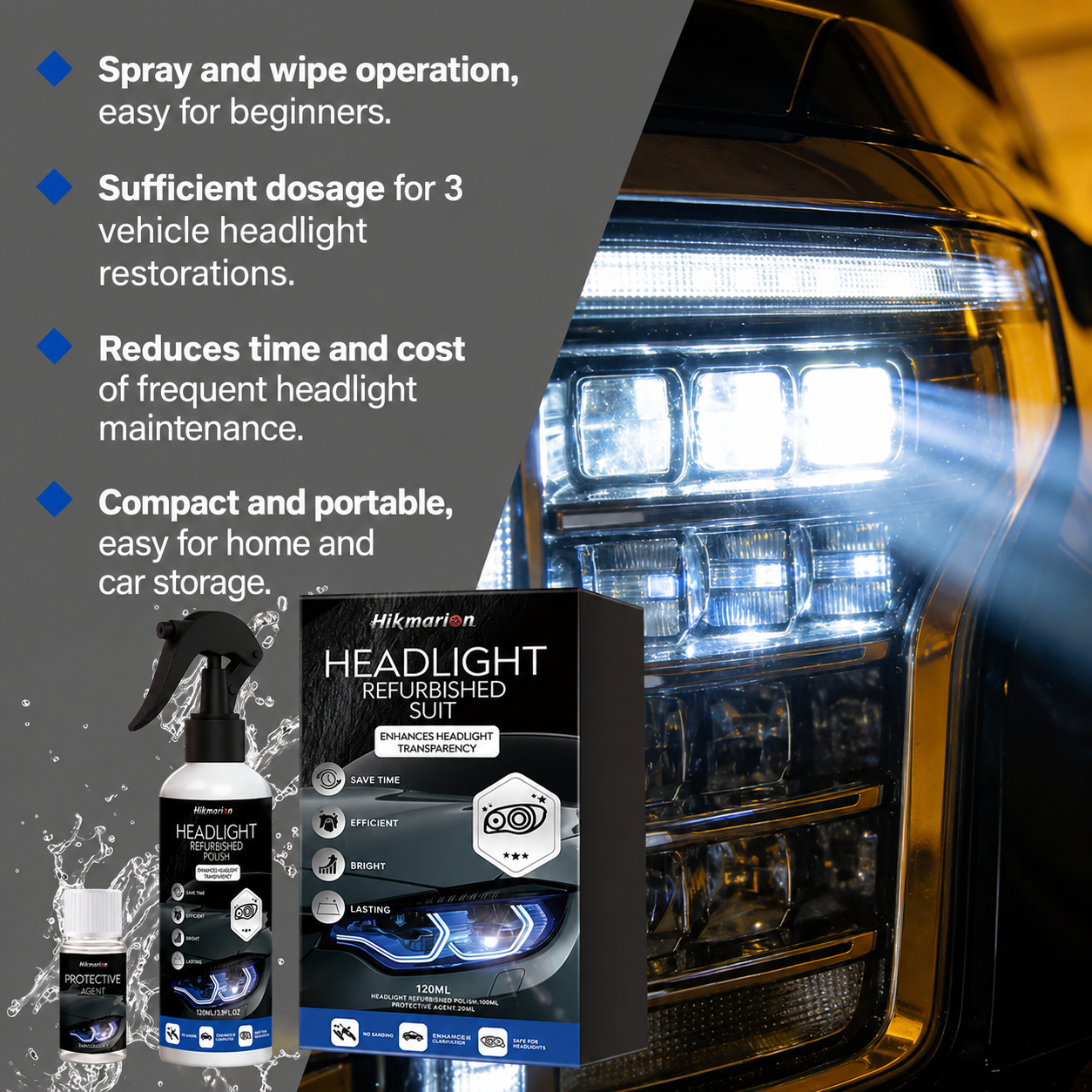 ClearDrive™ | Scheinwerfer-Restaurierungsset