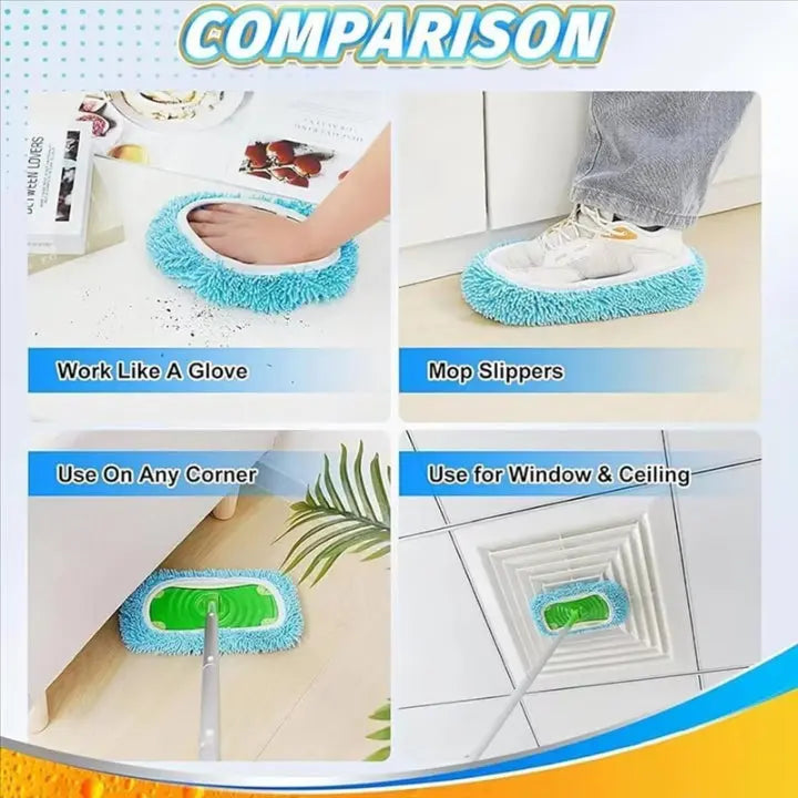 Chenille Ersatzpads für Bodenwischer (6er-Set)