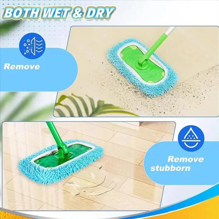 Chenille Ersatzpads für Bodenwischer (6er-Set)