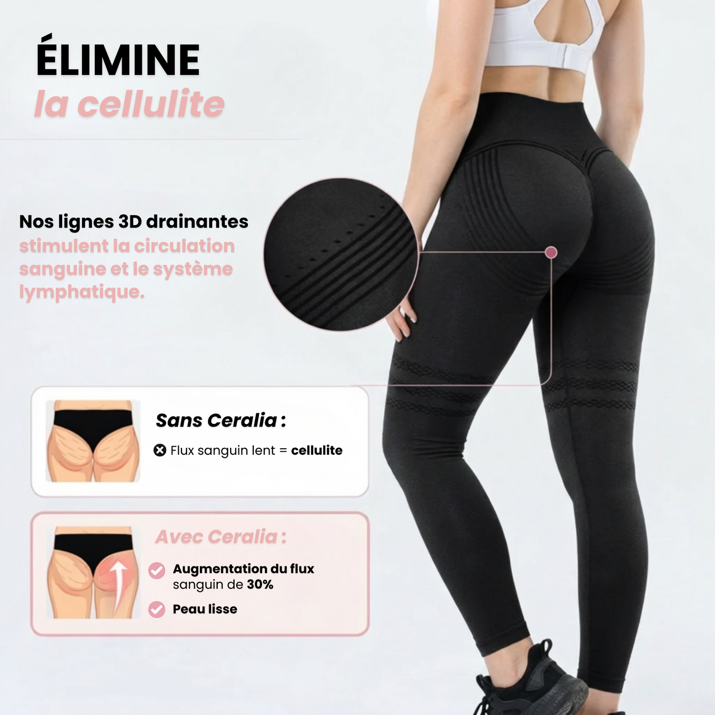 Ceralia® 3D Leggings – Glätten und Formen