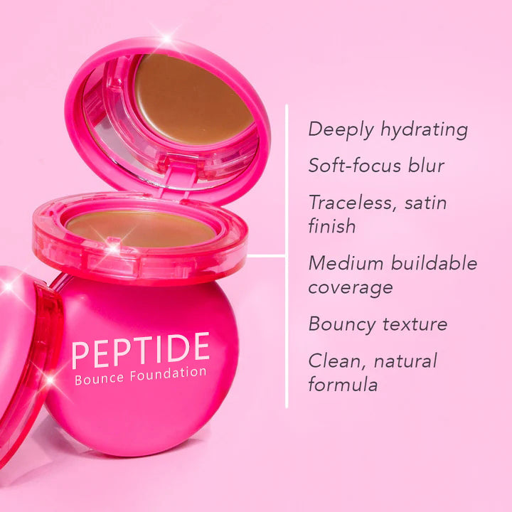 Peptide Bounce Foundation |🔥 Letzte 3 Stunden: Gratis Pinsel