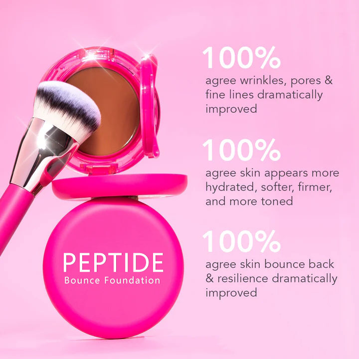 Peptide Bounce Foundation |🔥 Letzte 3 Stunden: Gratis Pinsel