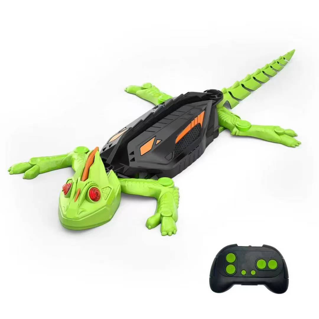 LOVILDS™ Wall Crawler Gecko | LED RC-Spielzeug mit 360°-Stunts