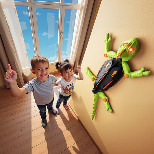 LOVILDS™ Wall Crawler Gecko | LED RC-Spielzeug mit 360°-Stunts
