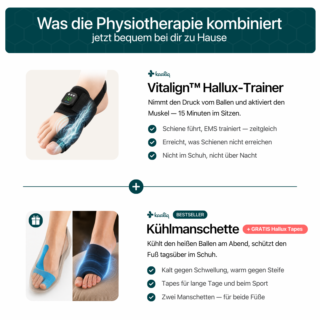 HalluxViva™ – EMS-Hallux-Trainer für gezielte Großzehenunterstützung