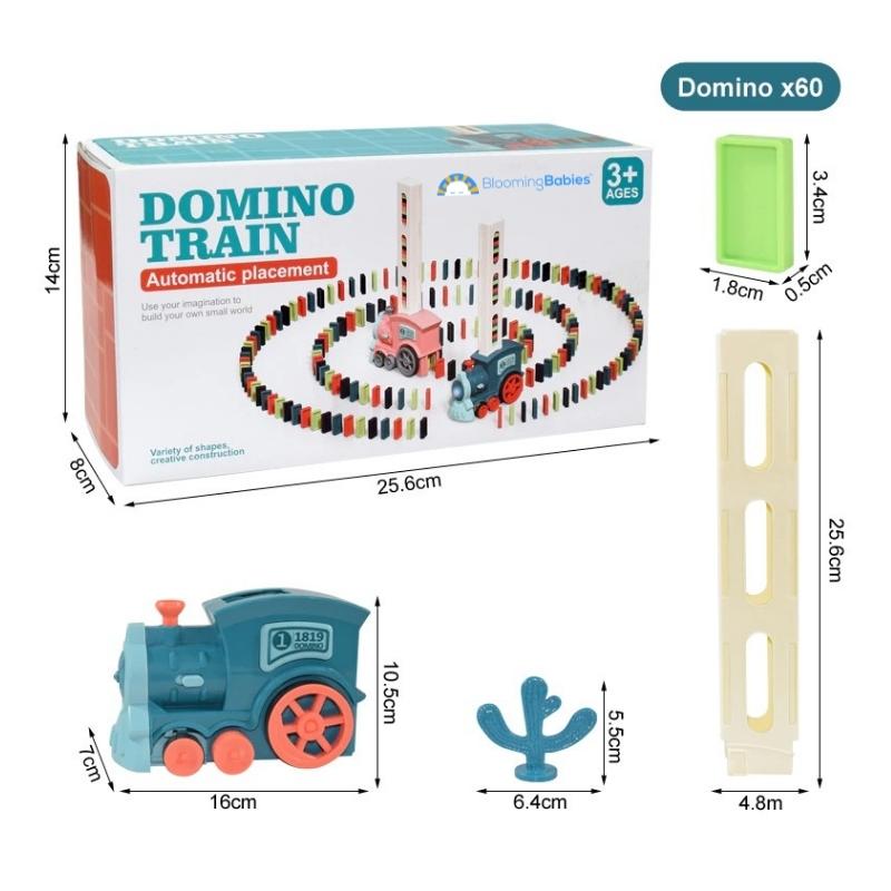 DominoTrain™ | Elektrischer Domino-Zug zum automatischen Aufstellen