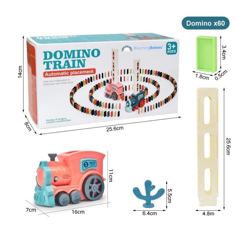 DominoTrain™ | Elektrischer Domino-Zug zum automatischen Aufstellen