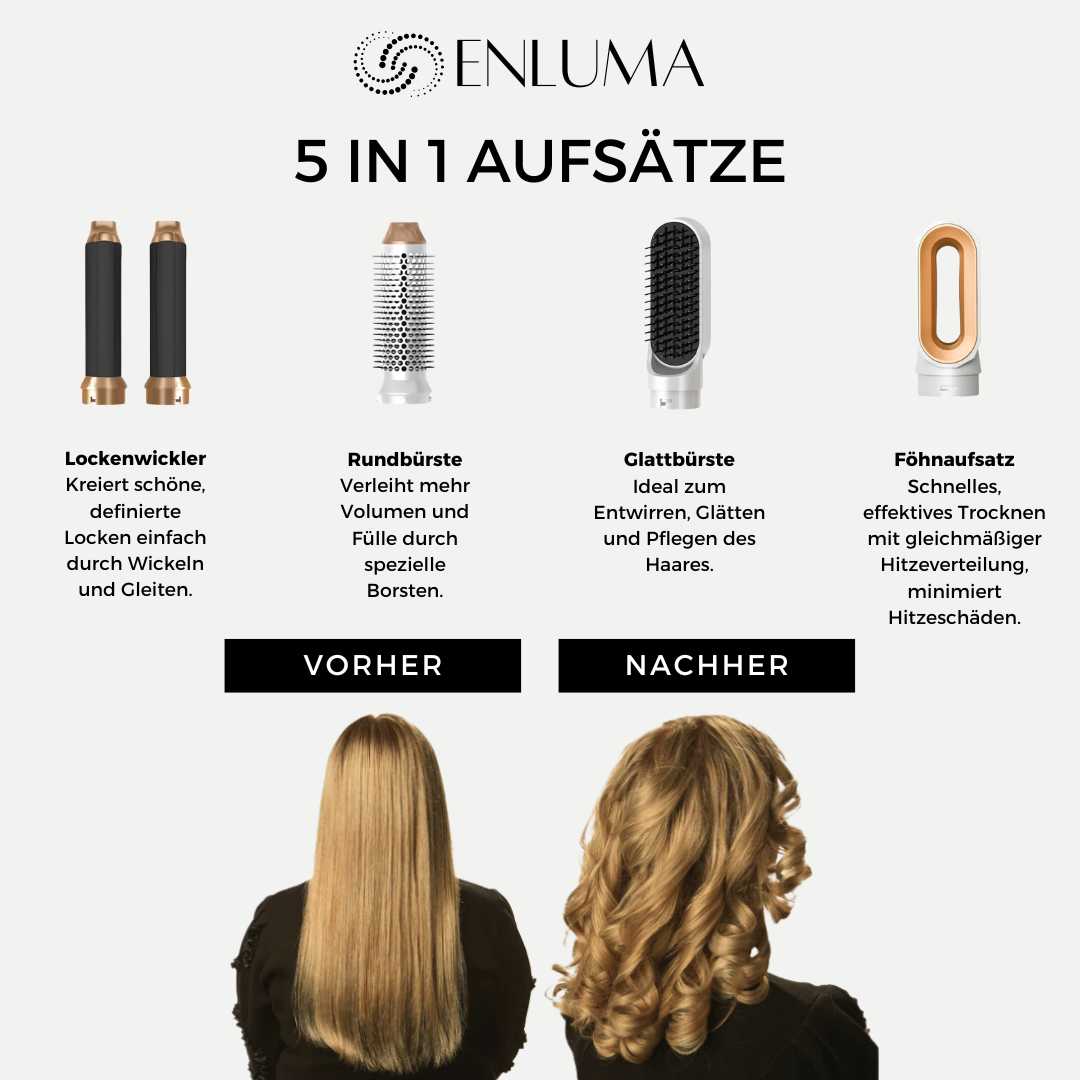 Enluma™ AirStyler | 5-in-1 mit GRATIS E-Book