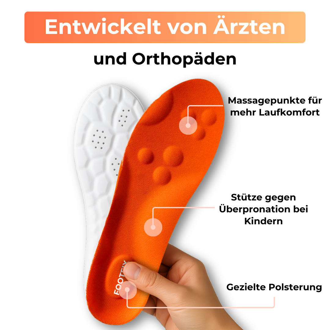 Stepora™ – Massage-Einlegesohlen für mehr Fußkomfort bei Kindern