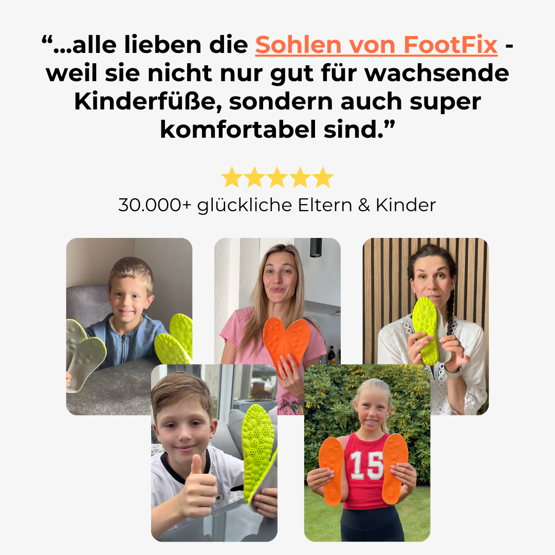 Stepora™ – Massage-Einlegesohlen für mehr Fußkomfort bei Kindern