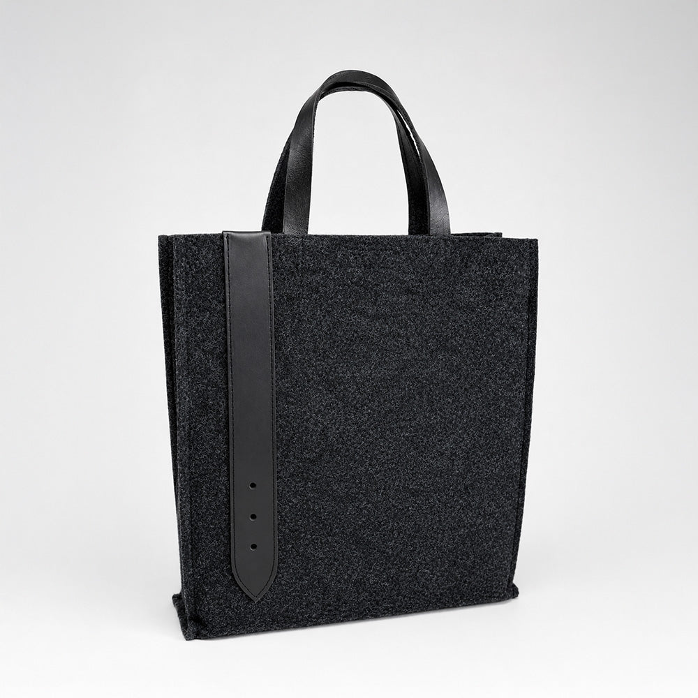 Filztasche mit Ledergriffen – langlebig und vielseitig einsetzbar