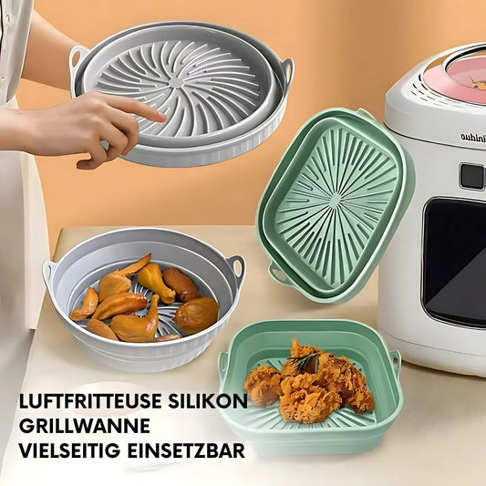 FlexiPan™ | Silikon-Grillpfanne für Heißluftfritteusen [Letzter Tag Rabatt]