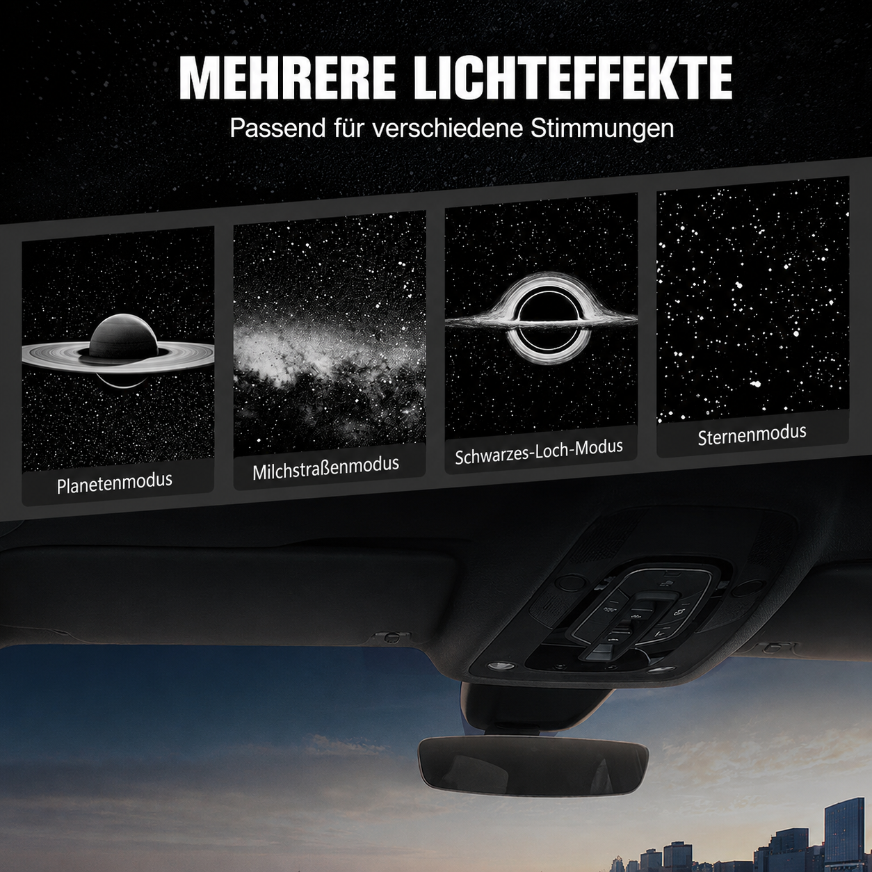 StellaLume™ – Rotierender Sternenhimmel-Projektor für magische Raumstimmung