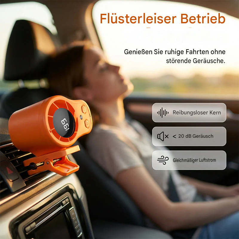 BreezeClip™ – Kompakter Clip-Ventilator für gezielte Abkühlung