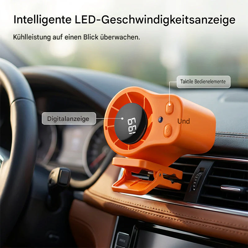 BreezeClip™ – Kompakter Clip-Ventilator für gezielte Abkühlung