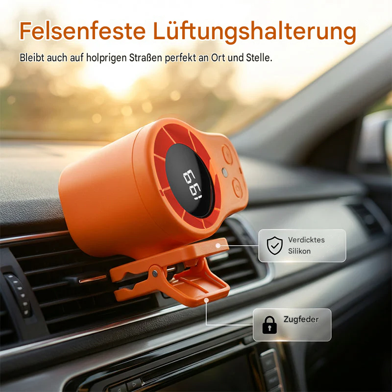 BreezeClip™ – Kompakter Clip-Ventilator für gezielte Abkühlung